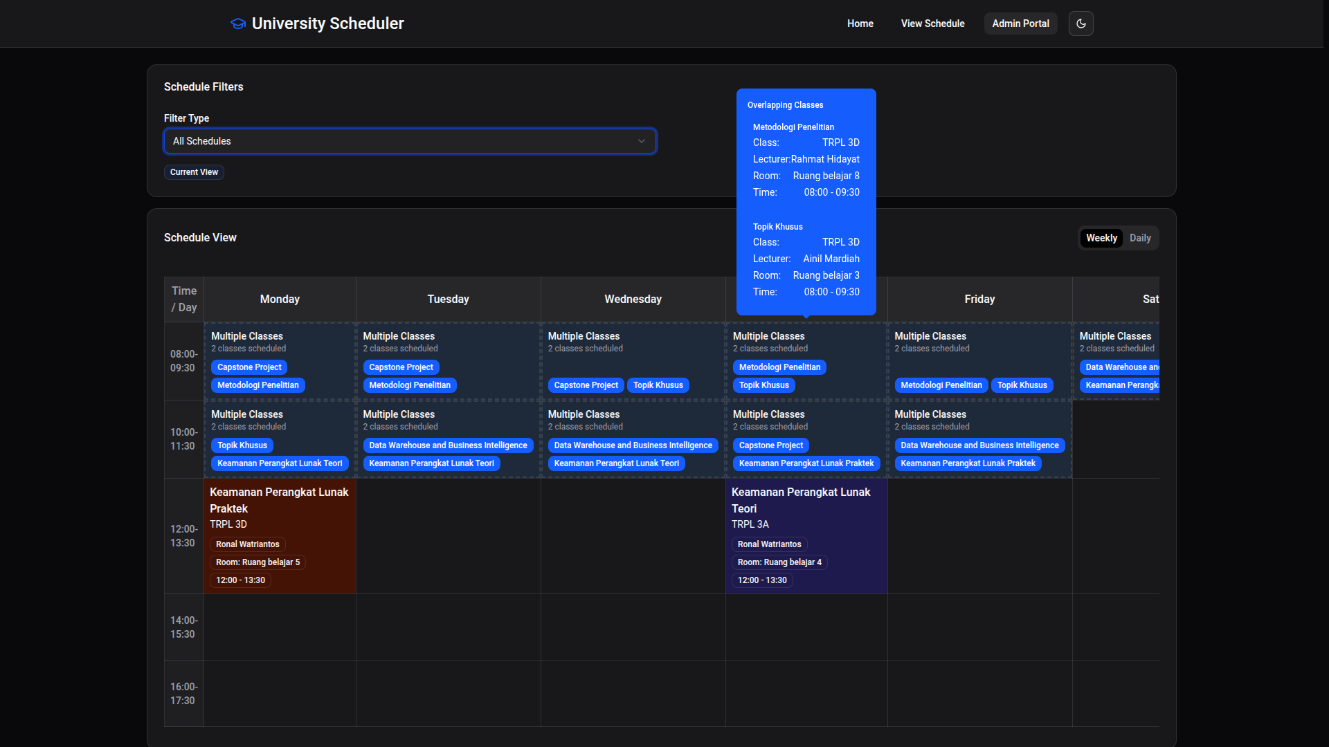 Scheduler Course
